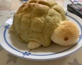 カメのメロンパン(抹茶味)作り方14写真