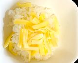 チーズがとろ〜り♡卵かけごはん作り方1写真