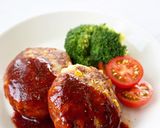 【コーンハンバーグ（ケチャソース）】作り方10写真