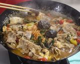 鶏肉と豚肉の旨辛スンドゥブ納豆チゲ作り方5写真