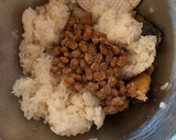 納豆とサバの立田揚げのご飯（リメイク）作り方2写真