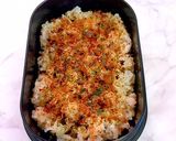 中学生 女子弁当 唐揚げ 海苔弁当作り方1写真