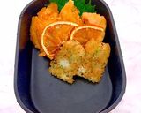 中学生 女子弁当 唐揚げ 海苔弁当作り方5写真