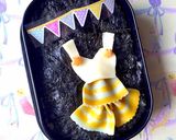 中学生 女子弁当 唐揚げ 海苔弁当作り方3写真