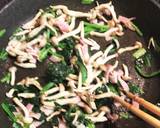 しめじとほうれん草ベーコンのミルクスープ作り方1写真