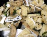 ニラ豆腐と油揚げのうま煮？なるたけ楽に作り方5写真