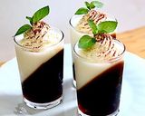 コーヒーゼリー&ミルクゼリー＊斜めゼリー作り方9写真