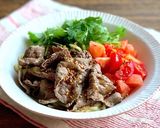 ヘルシーベジヌードル牛肉とトマト混ぜそば作り方11写真