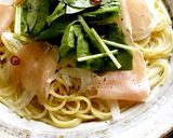 明太子＆アンチョビのオイル系パスタ♡作り方6写真