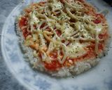 レンジで♪ごはんピザ作り方5写真