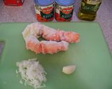 *マンマ直伝*蟹トマトクリームパスタ作り方1写真