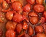 肉入り芋もちちくわフレッシュトマトオイ煮作り方14写真