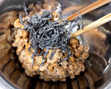 厚揚げの塩昆布☆納豆☆チーズのっけ焼き作り方3写真