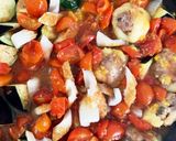 肉入り芋もちちくわフレッシュトマトオイ煮作り方28写真