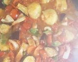 肉入り芋もちちくわフレッシュトマトオイ煮作り方30写真