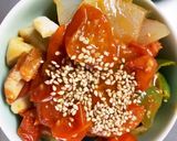 肉入り芋もちちくわフレッシュトマトオイ煮作り方31写真