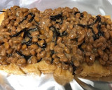 厚揚げの塩昆布☆納豆☆チーズのっけ焼き作り方4写真
