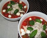 カプレーゼ風♡冷やしバジル麺~♪作り方20写真