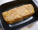レンジで簡単！とうもろこしミートローフ作り方3写真