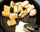 ☼長芋の大葉豚肉巻き♪オイスターポン酢味作り方7写真