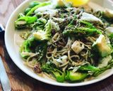 人参葉、大根葉で作るパスタソース作り方4写真