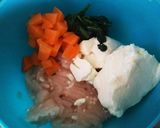 離乳食後期から♪野菜入りふわふわ鶏団子作り方3写真