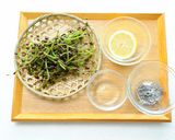 ミズのコブの昆布レモン漬け作り方1写真