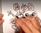 ダッキー＆バニー＆フォーキー ケーキ♡作り方3写真