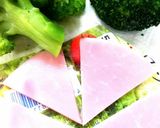 ブロッコリーとハムとタラコのパスタ作り方5写真