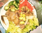 楽豚丼（血管ダイエット1395）作り方3写真