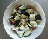 レンジで簡単☆茄子と厚揚げのそぼろ煮。作り方4写真