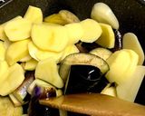 お茄子とおじゃがの炒め煮作り方4写真