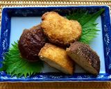 椎茸の肉詰めフライ♧和風作り方6写真