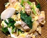 鶏ひき肉の親子丼作り方12写真
