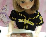 リカちゃんサイズ♡野球シリꕤ藤浪牛タン*作り方1写真