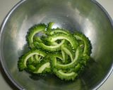 ゴーヤの辛味酢漬け作り方1写真