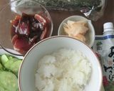 きゅうりの薄切りサンド☆簡単まぐろづけ丼作り方1写真