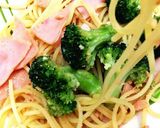 ブロッコリーとハムとタラコのパスタ作り方11写真