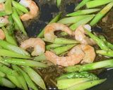グリーンアスパラとエビの中華炒め作り方6写真