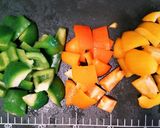 ナスとパプリカ豚肉味噌炒め作り方1写真