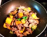 ナスとパプリカ豚肉味噌炒め作り方7写真