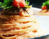 ♪簡単隠し味で絶品♪明太子パスタ♪作り方8写真