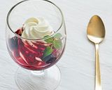 フェッセルのムース　ベリーソース添え作り方1写真