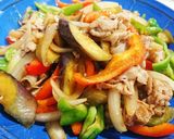 カラフルしょうが焼き！作り方6写真