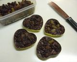 ラムレーズン生チョコ★トリュフ&ハート作り方7写真