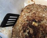 火山大噴火！中まで焼ける巨大ハンバーグ作り方14写真