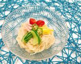 【簡単すぎ】冷製チーズフォンデュそうめん作り方4写真