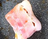 キャンプで作ったチーズベーコン作り方3写真