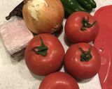 ミネストローネ 無水料理（生トマト)作り方1写真