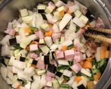ミネストローネ 無水料理（生トマト)作り方9写真